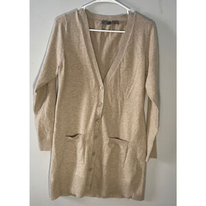 Kersh Essentials Beige Cardigan Women's Extra Large